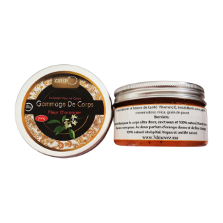 Gommage corps Abricot au fleur d'oranger 100g